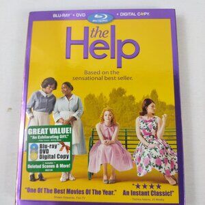 The Help - 2011 - 3 Disc Set - Blu/ray DVD - Rated PG/13 - Used